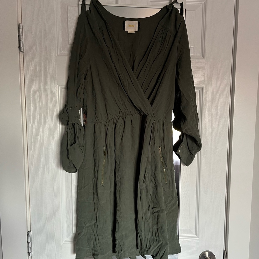 Anthropologie Maeve Military Style Dress
